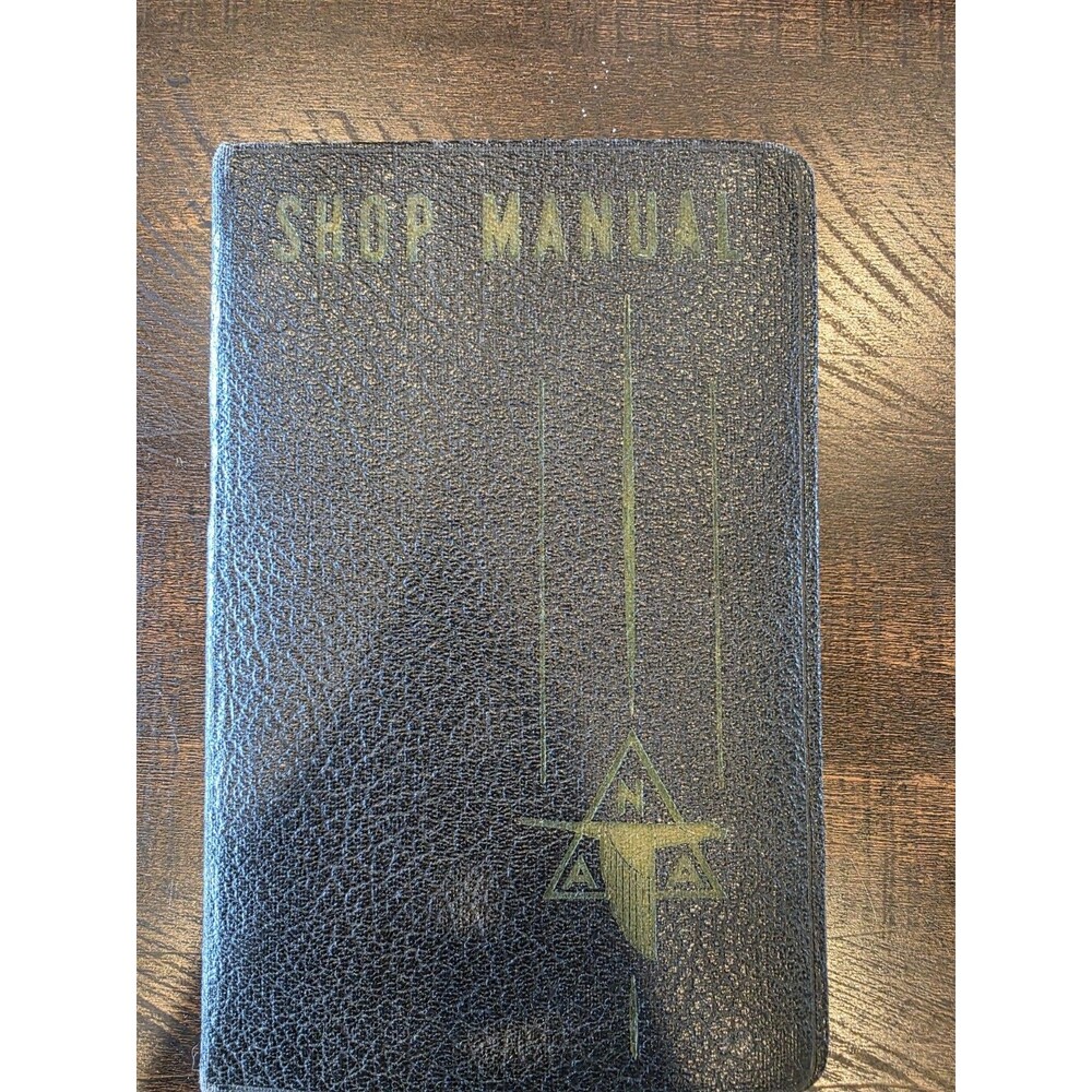North American Aviation Shop Manual 1957 Bill Snelling Signed Ring Bound